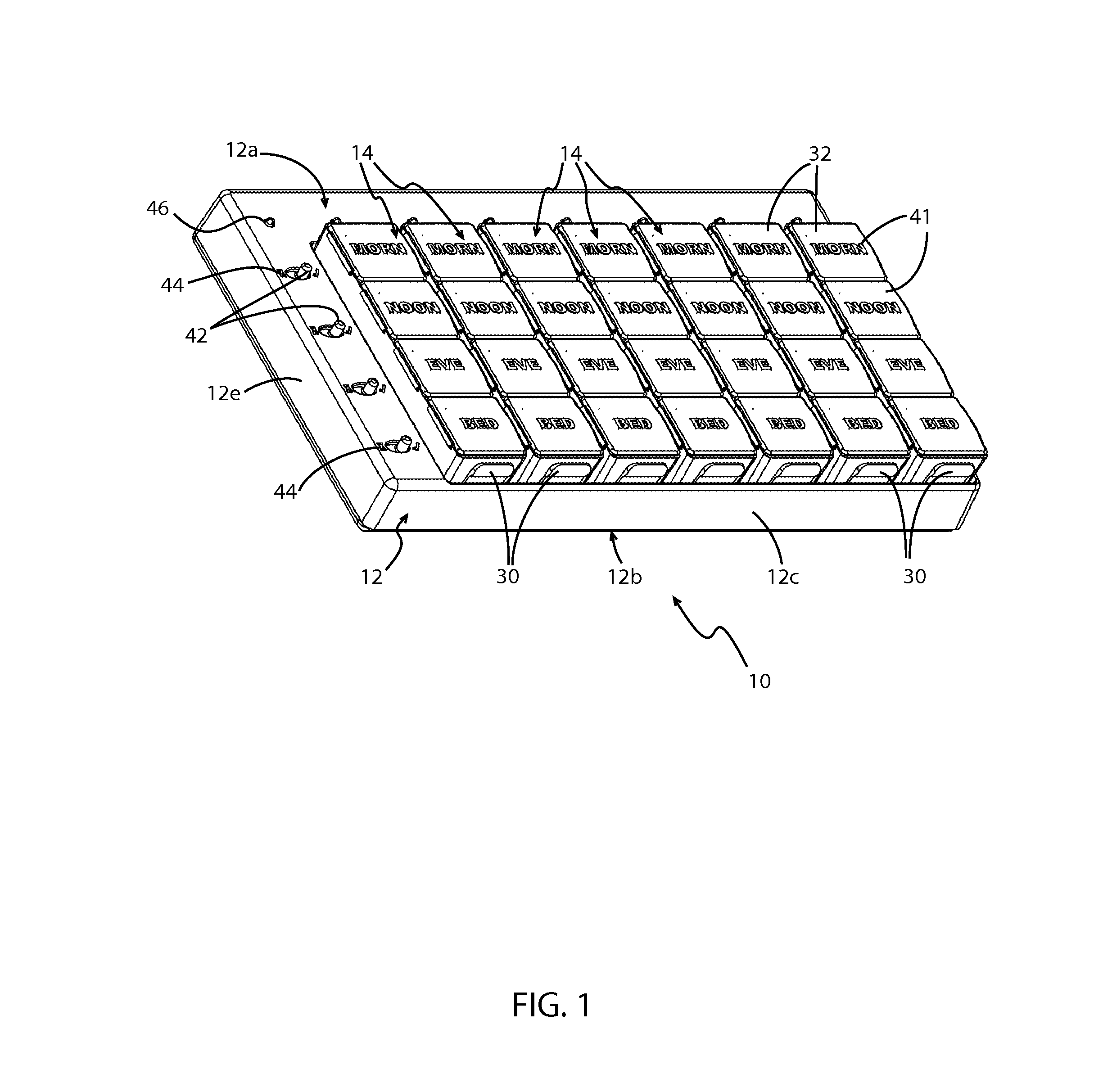 Electronic pill box and medication reminder and compliance system incorporating same