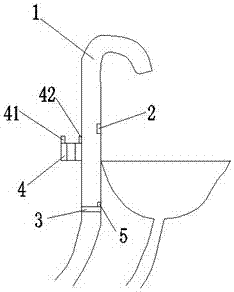 Infrared induction faucet based on smart metal