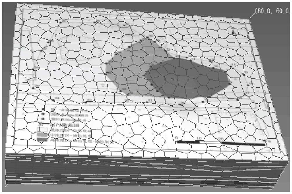 Groundwater pollution monitoring natural attenuation restoration prediction method, system and device