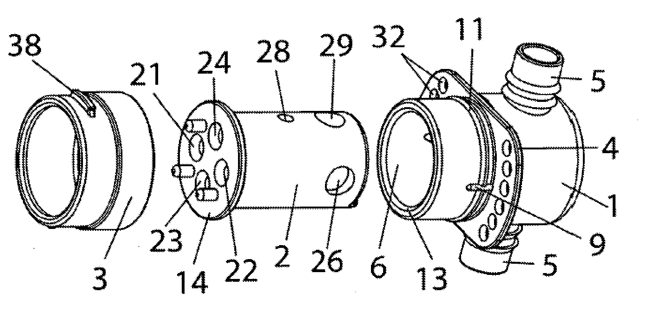 Percutaneous Vascular Access Device With External Disposable Connector