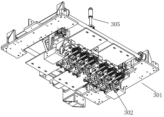 Clamping mechanism of food boxing machine