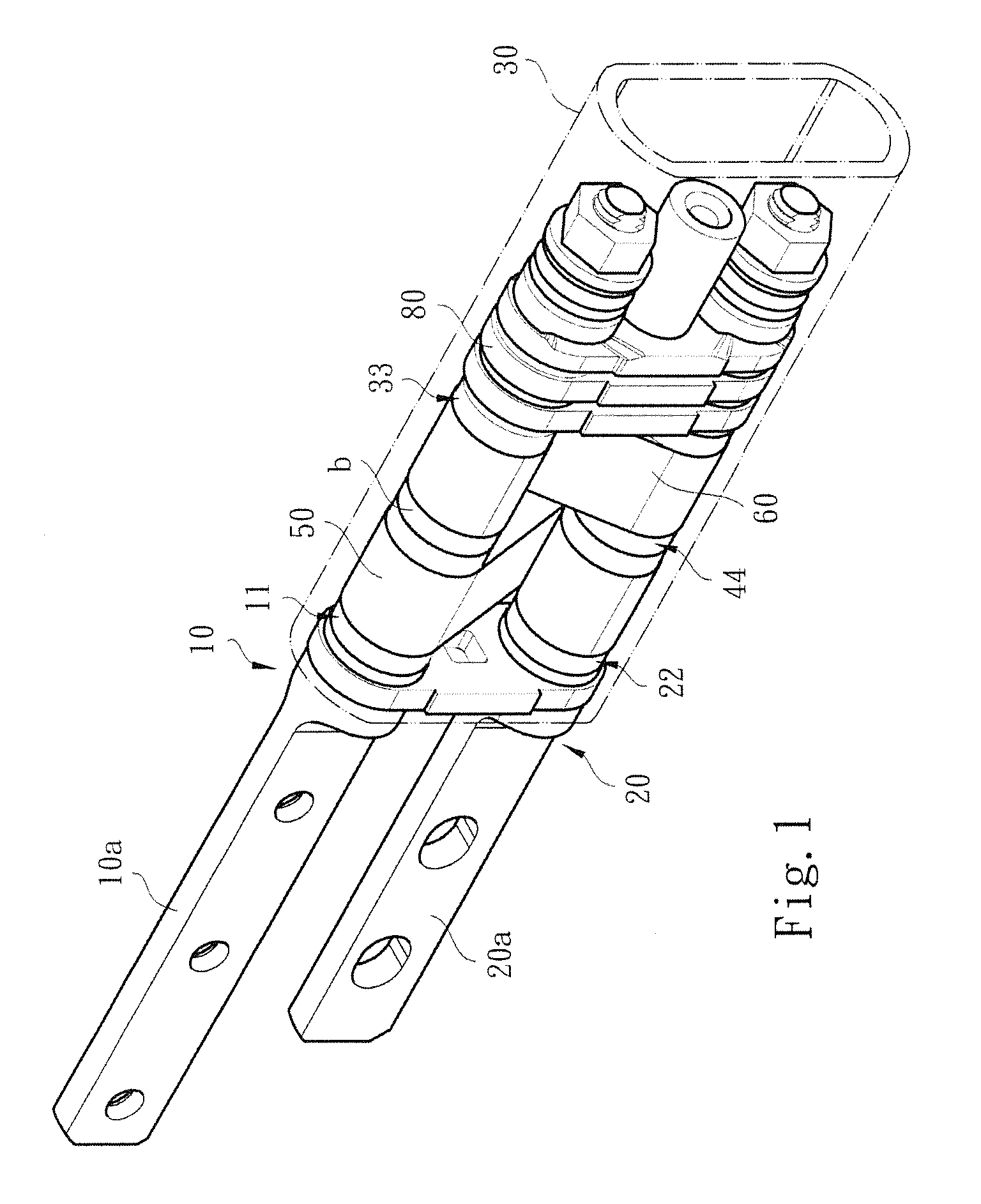 Dual-shaft synchronous movement device