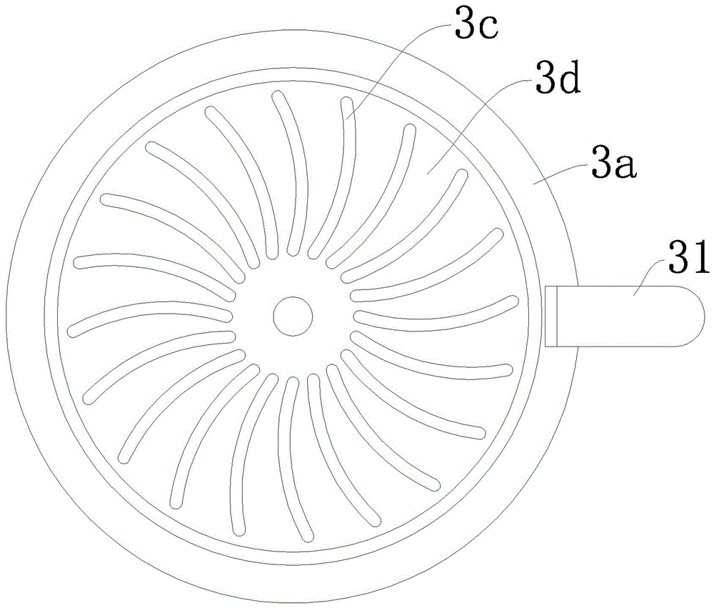 Mandarin duck hot pot with pot body separation structure