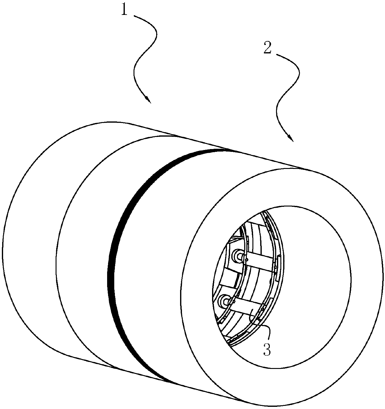 F type reinforced concrete intermediate jacking station jacking pipe