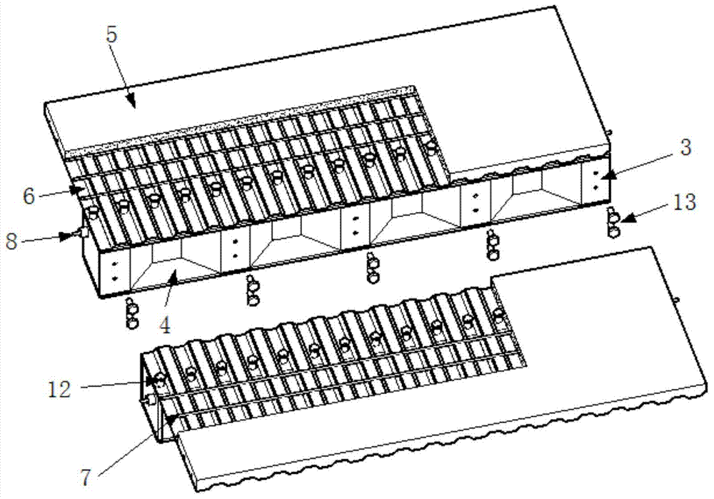 An Assembled Prestressed Honeycomb Ribbed Web Composite Beam