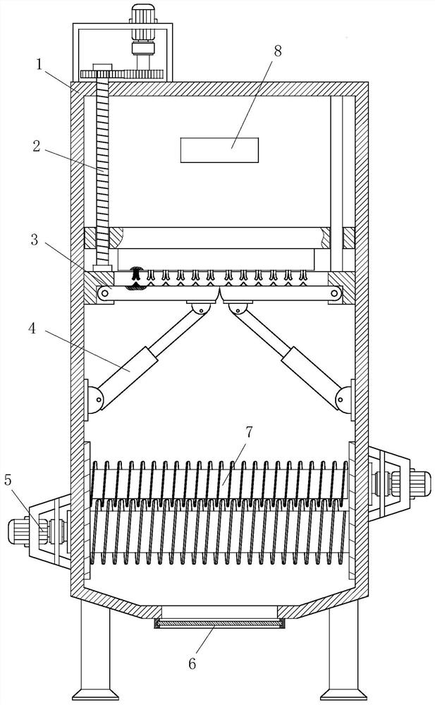 A solid waste treatment system with a pretreatment process