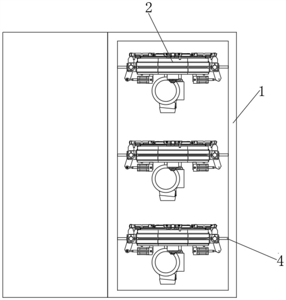 Medical oncology specimen storage device and using method thereof