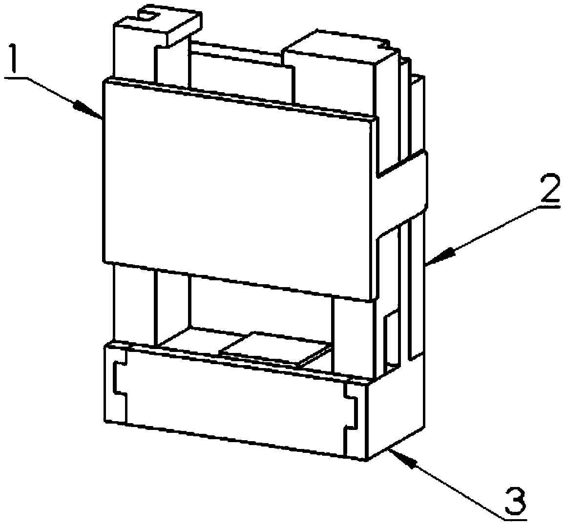 A small clamping tool with fast fixing function