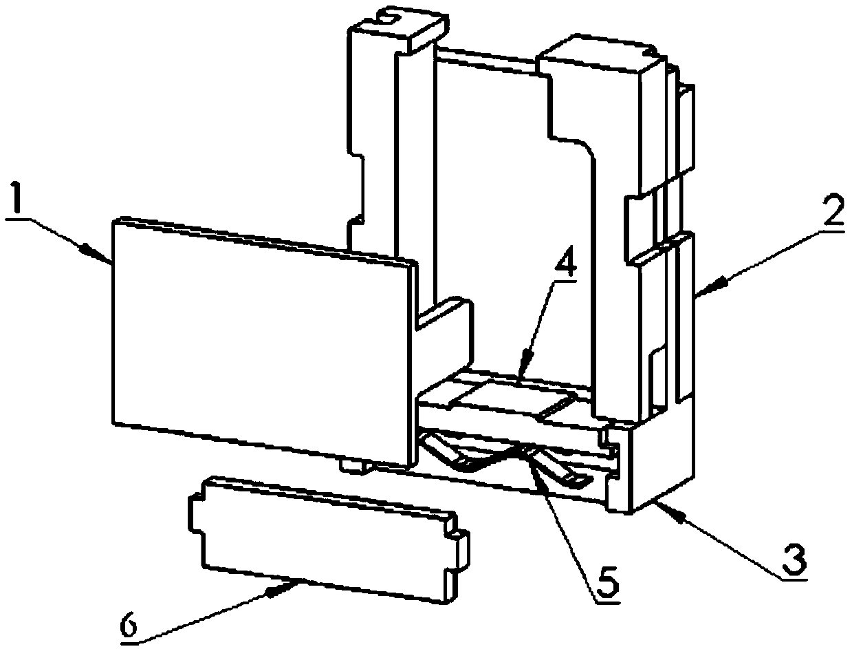 A small clamping tool with fast fixing function