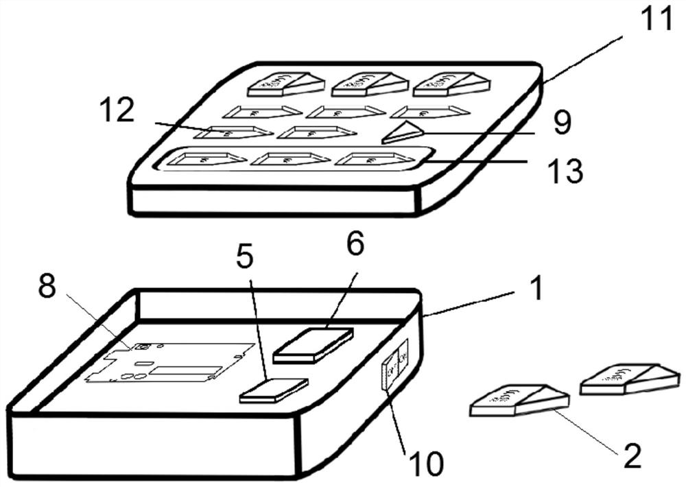 Programming device and method for control based on resistors