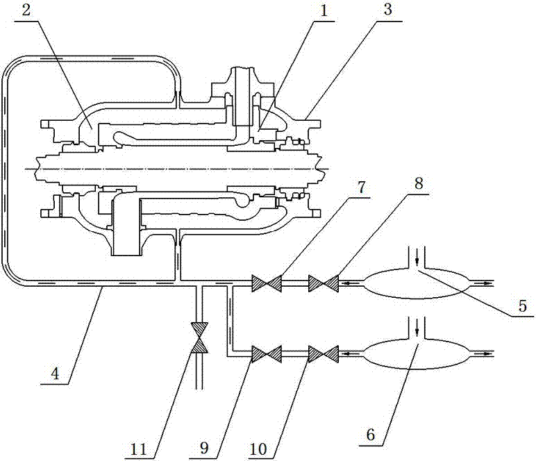 A method for adjusting and operating steam turbine interlayer steam parameters