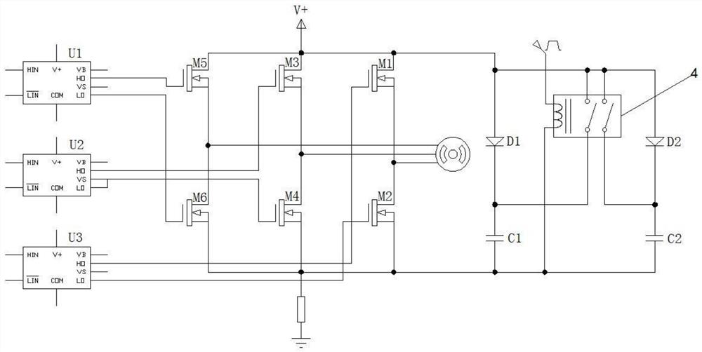 Start and power generation integrated unmanned aerial vehicle miniature hybrid power system and start method