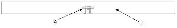 Fabricated prefabricated externally-hung wallboard splicing part fixed by cross-shaped steel plates in bell and spigot joint mode