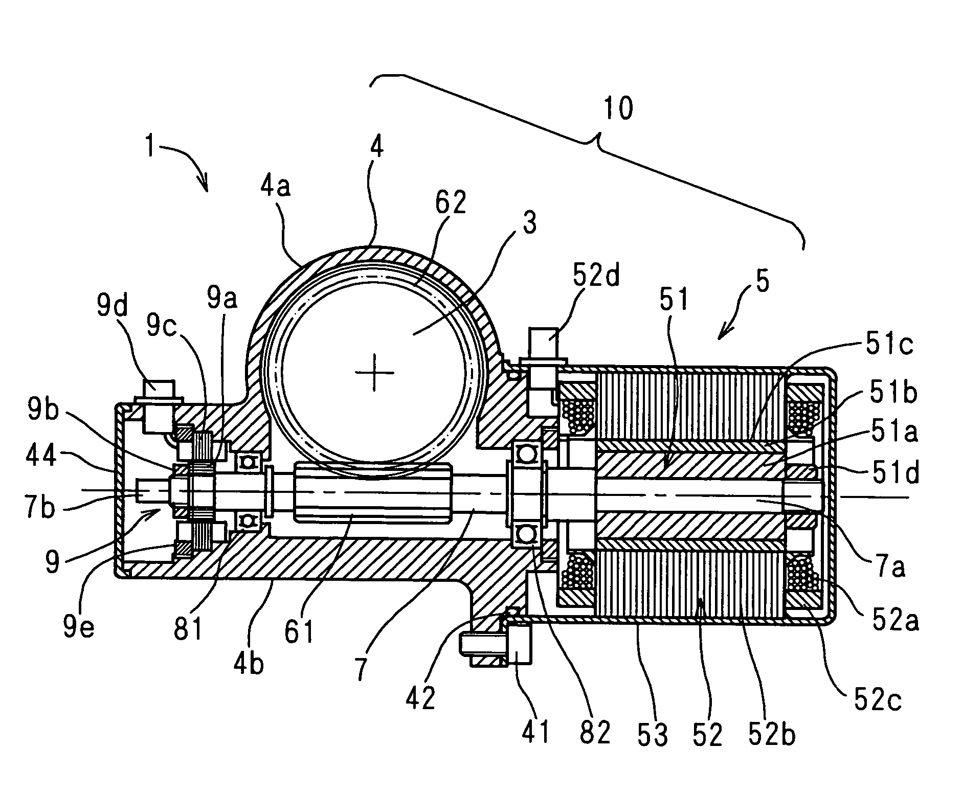 Power transmission device, electric power steering device, and method of producing the same