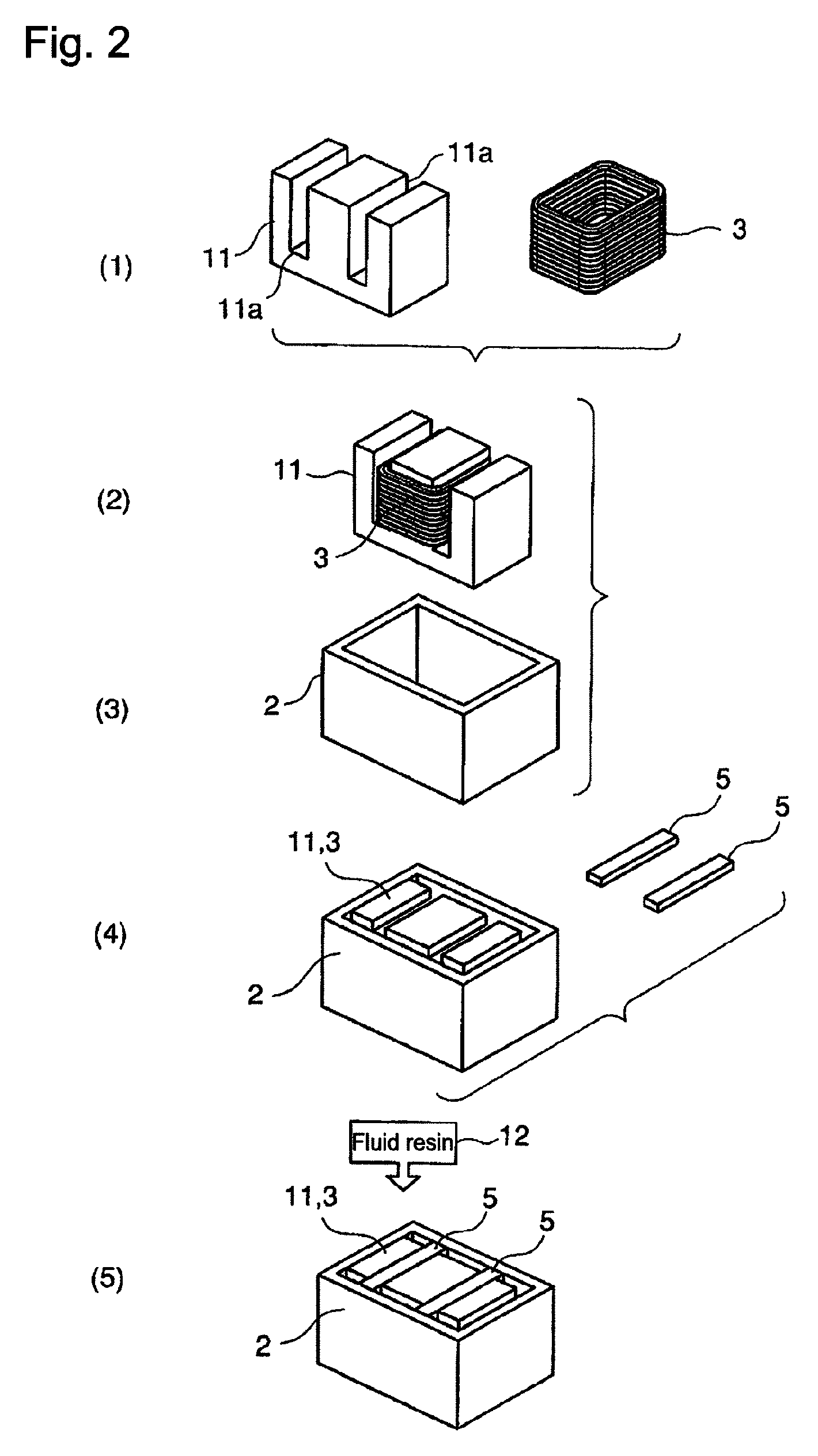 Solenoid type electromagnetic valve device