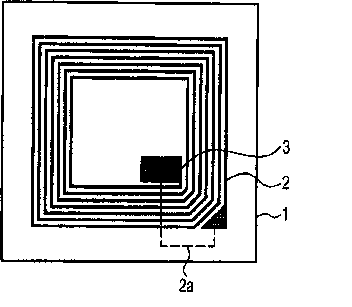 Laminate with an electrically conductive layer formed as an antenna structure