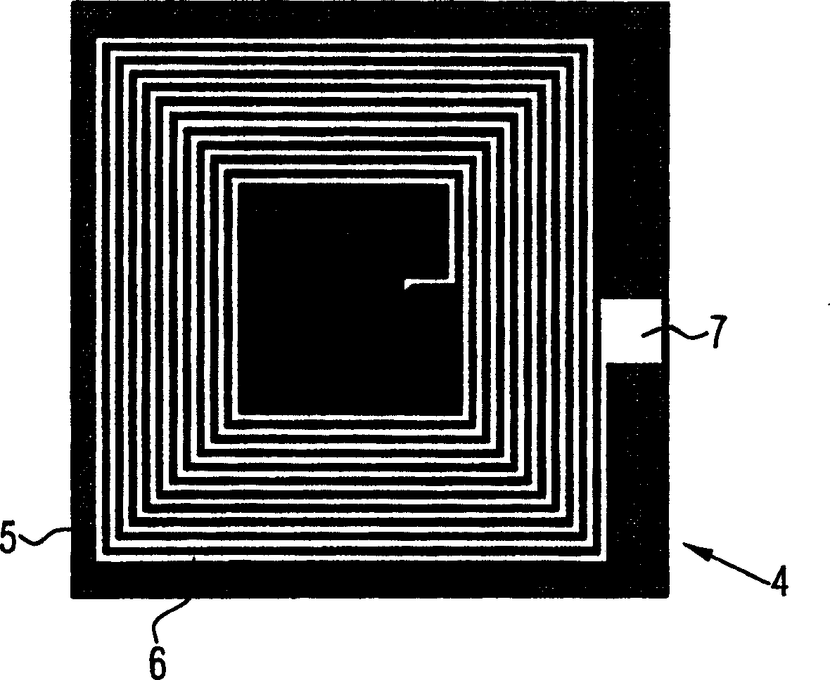 Laminate with an electrically conductive layer formed as an antenna structure