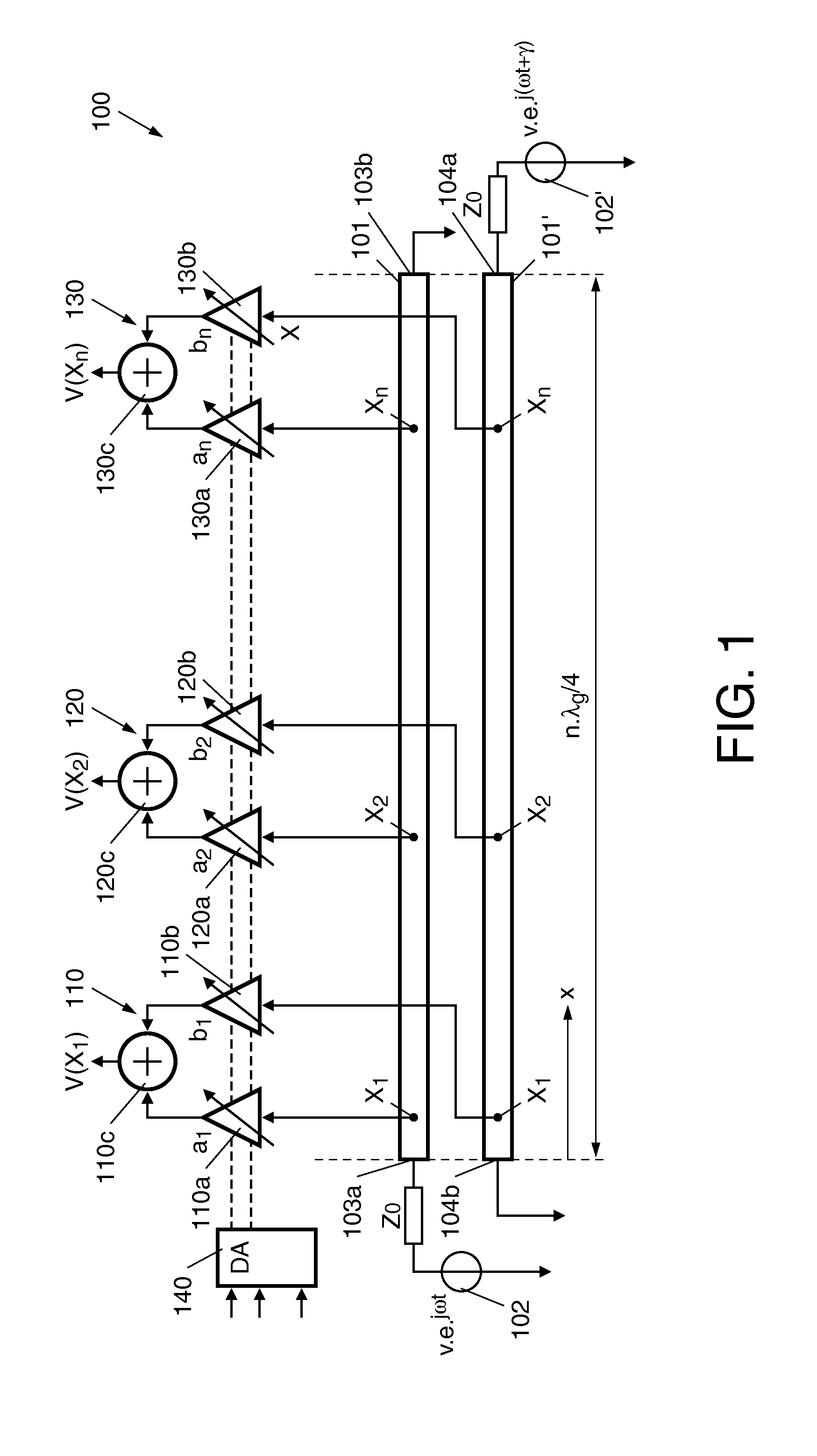 Apparatus for feeding antenna elements and method therefor