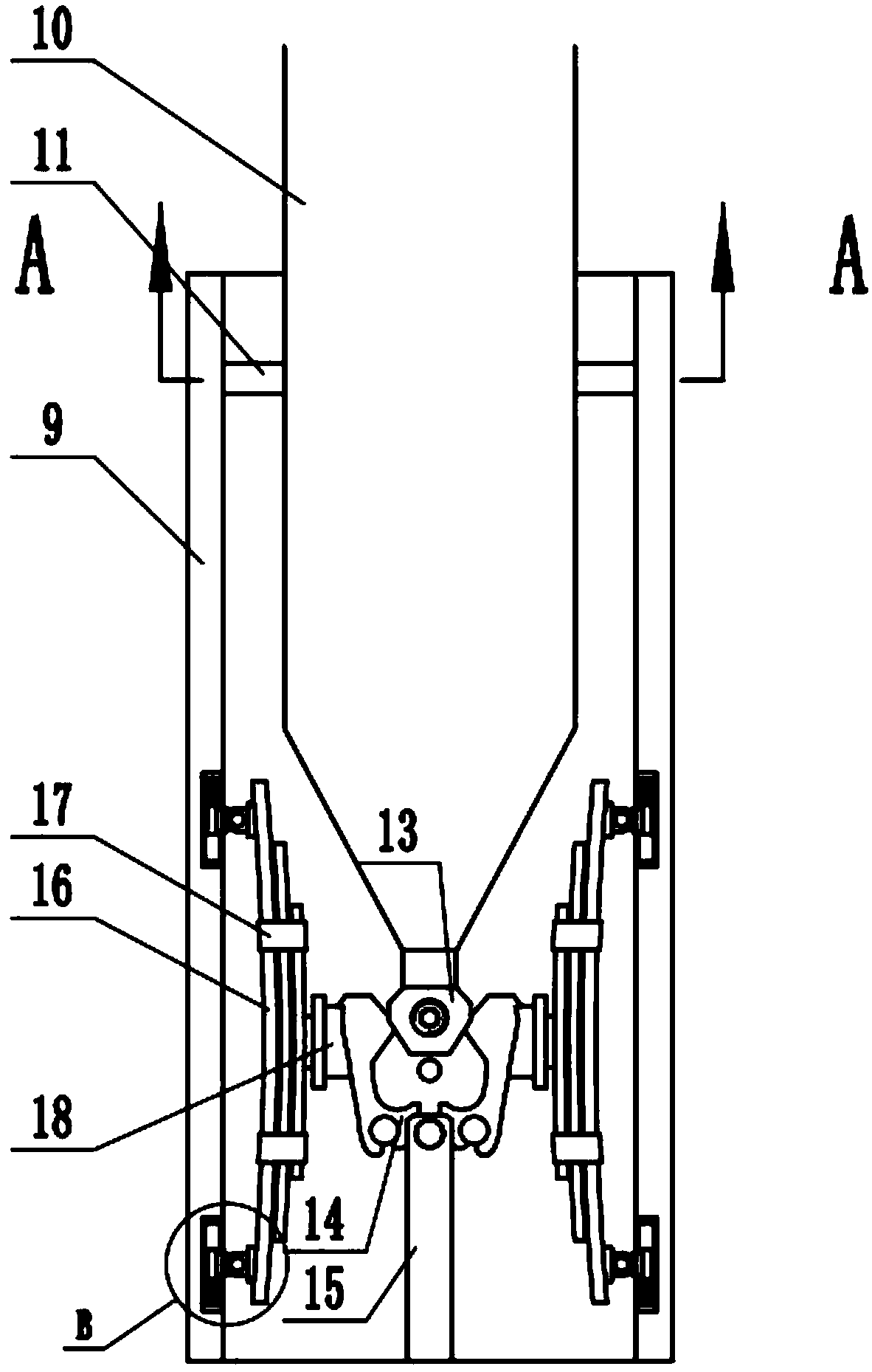 Landing gear for plant protection unmanned aerial vehicle with buffering function