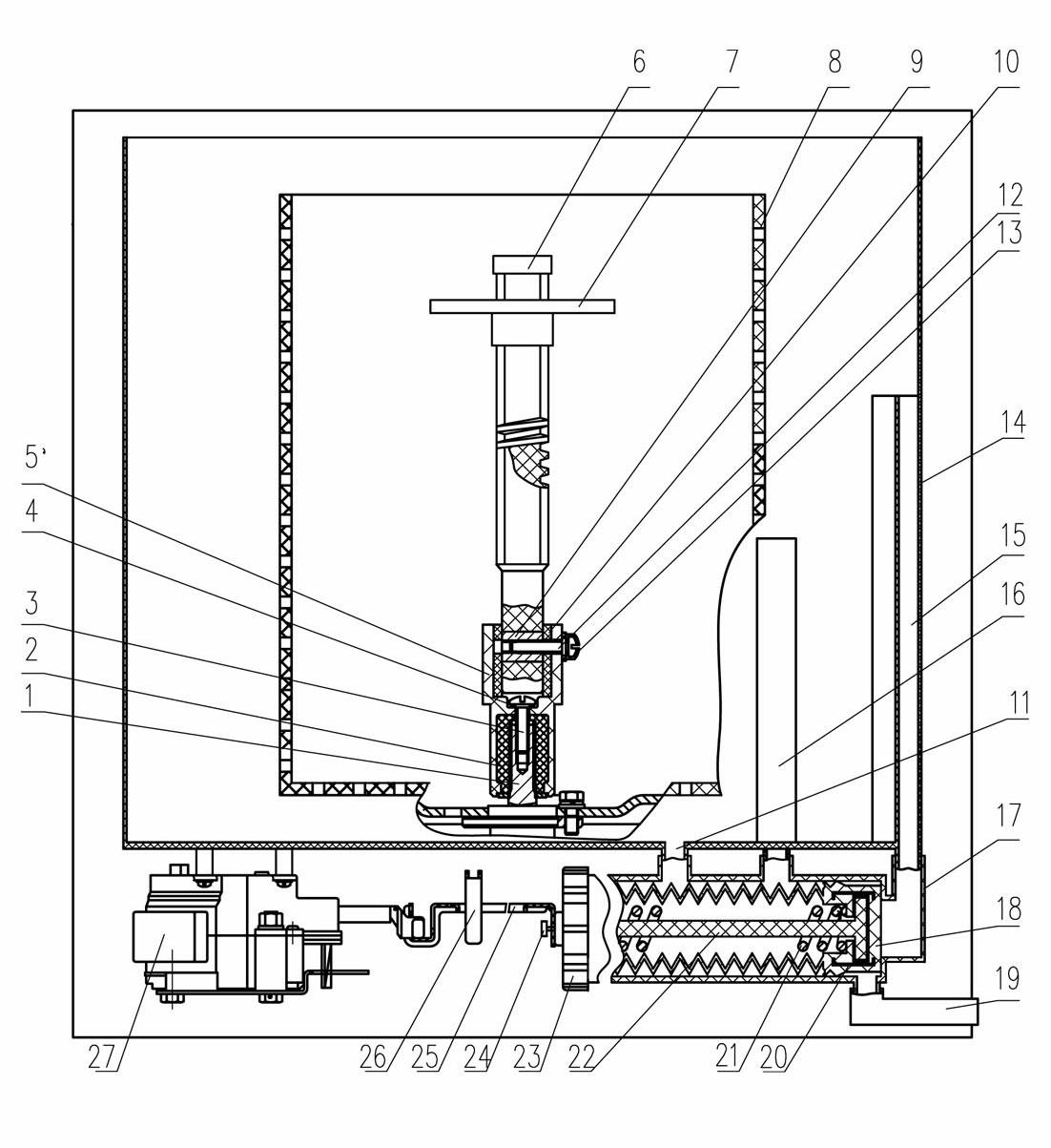 Full-automatic washing machine for removing fluff and suspended matters and washing method thereof