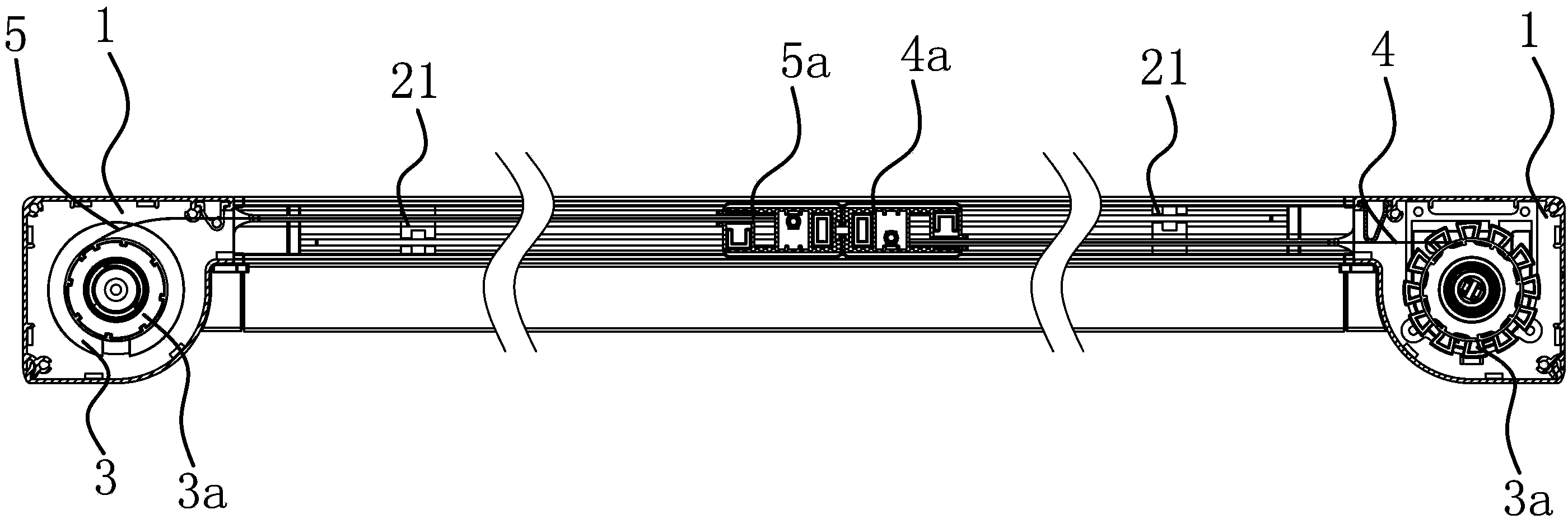 Horizontally moving type dual-purpose curtain