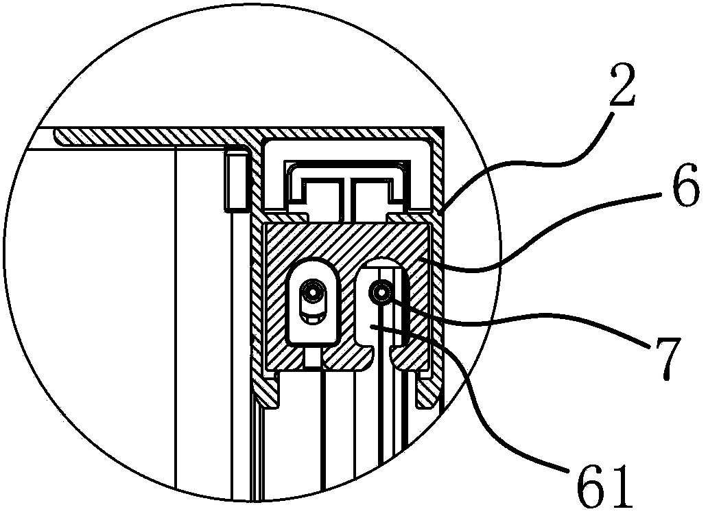 Horizontally moving type dual-purpose curtain