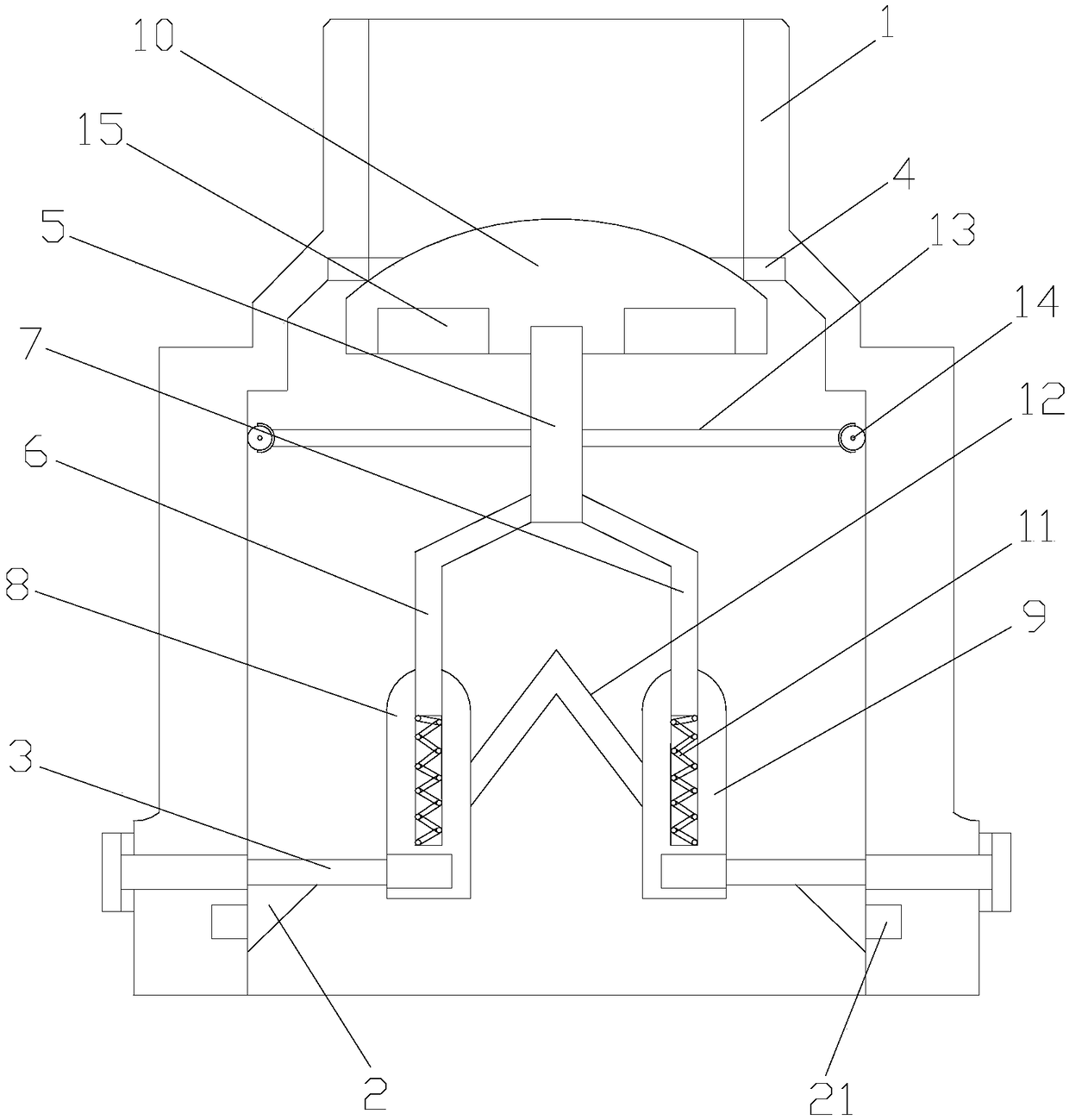 Air inlet valve for air compressor