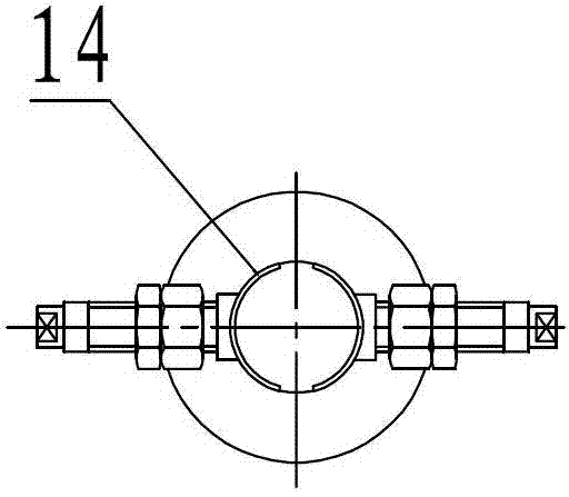 Polyurethane inner pipe connecting device