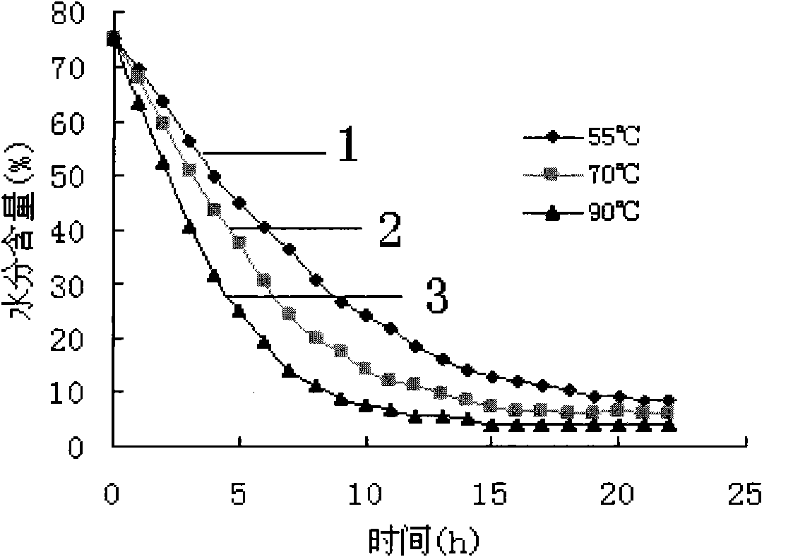 Method for drying oil-tea camellia seed