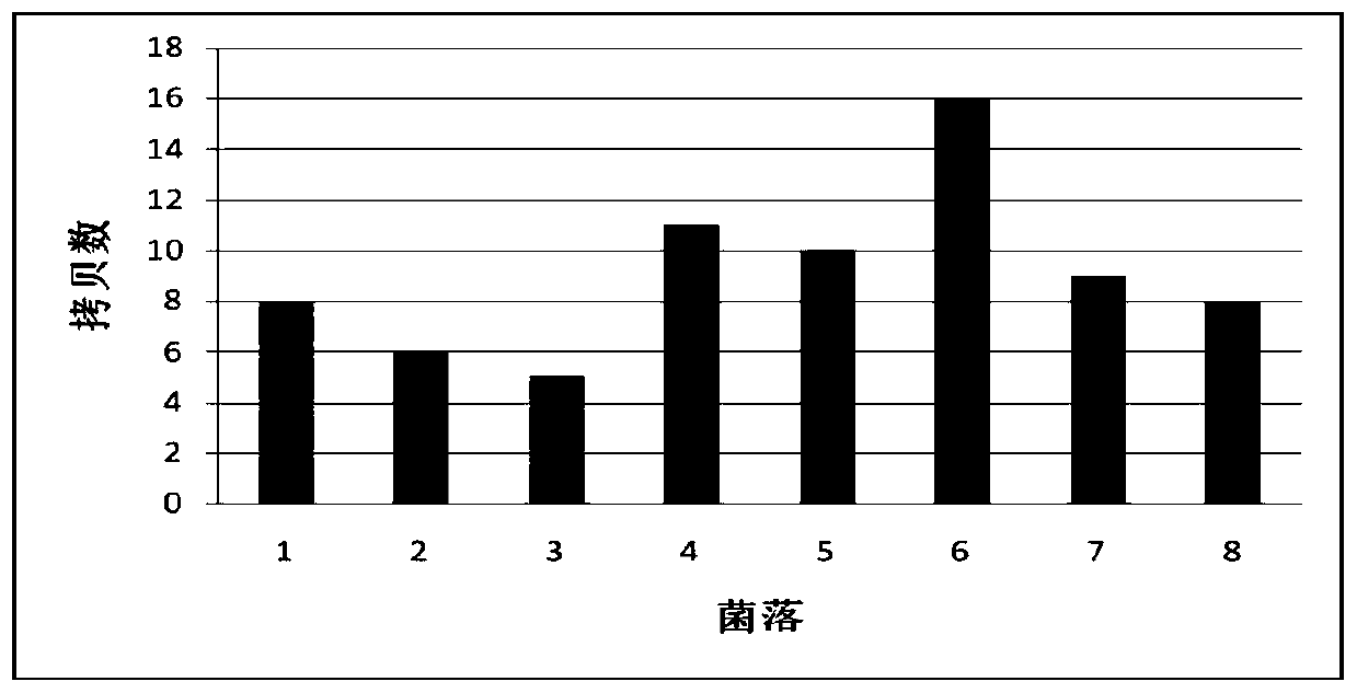 Method for multicopy integration of target gene to saccharomyces cerevisiae genome