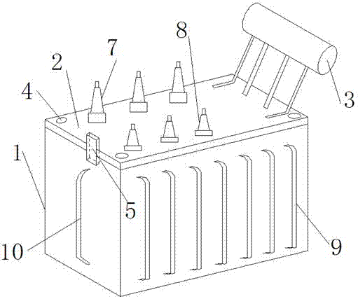 A thermally insulated electric device dedicated to the outdoors