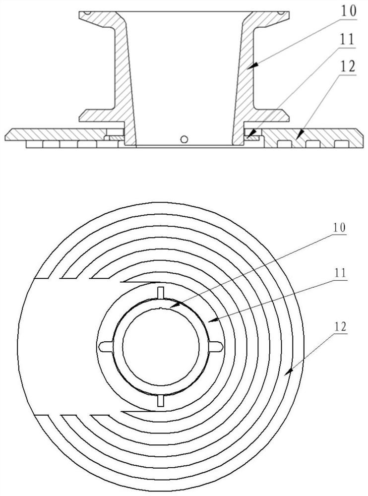 A three-dimensional porous heat-proof structure conformal preparation mold and preparation method