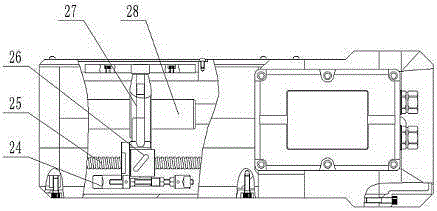 Gear-type stirring machine used for granular medicine production