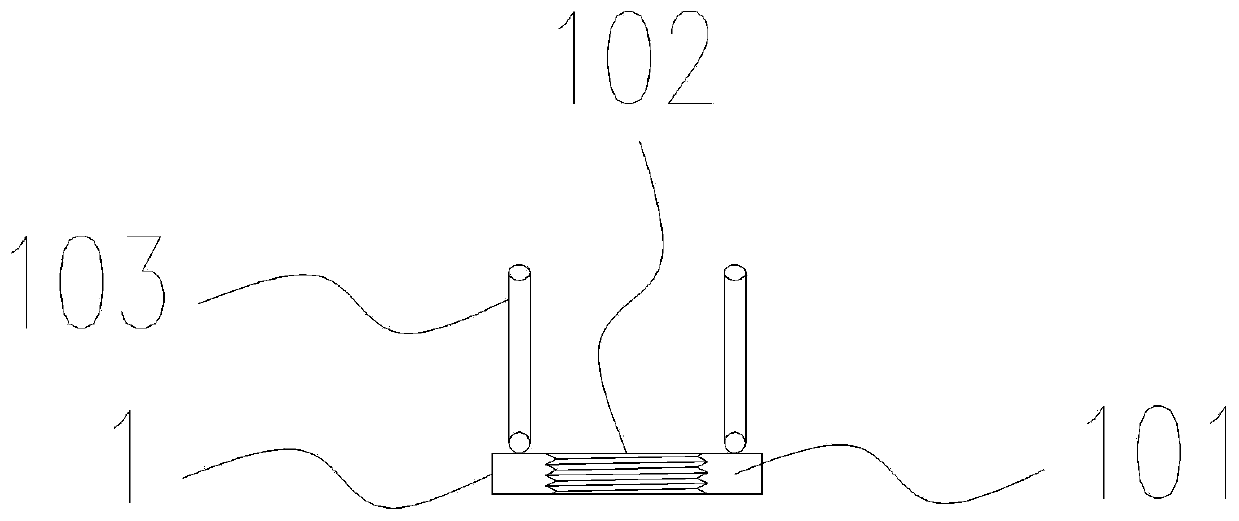 The installation node and installation method of the hinged concrete prefabricated component of the support