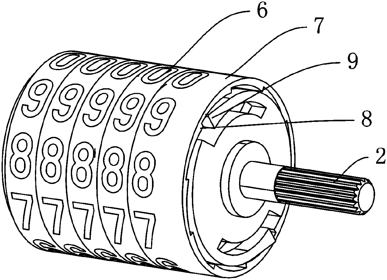 Long-service-life high-precision counter