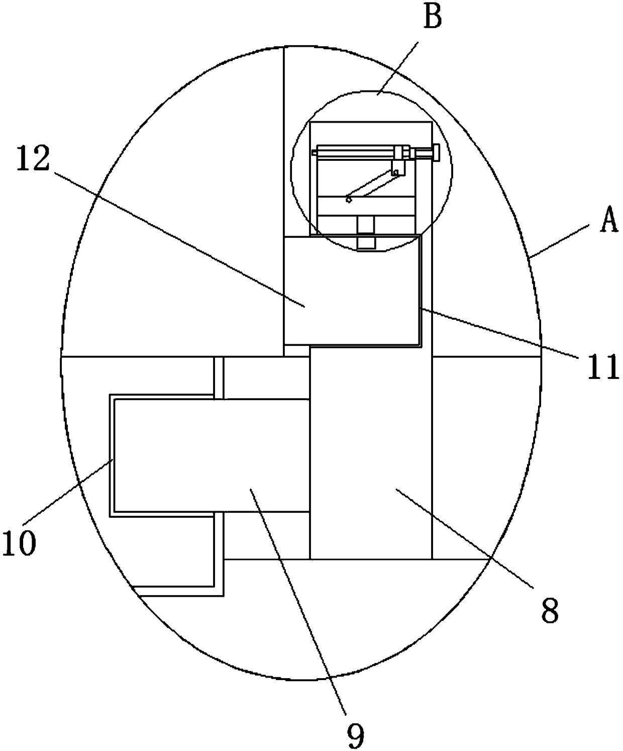 Automatic down feather water washing device and method