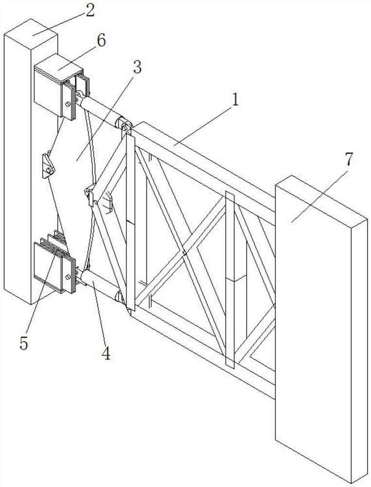 Seesaw type amplification type energy dissipation extending arm capable of preventing out-of-plane instability