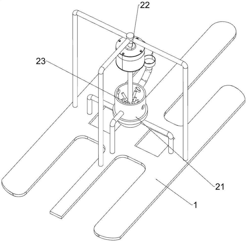 Modified starch stirring making machine for cooked wheaten food processing