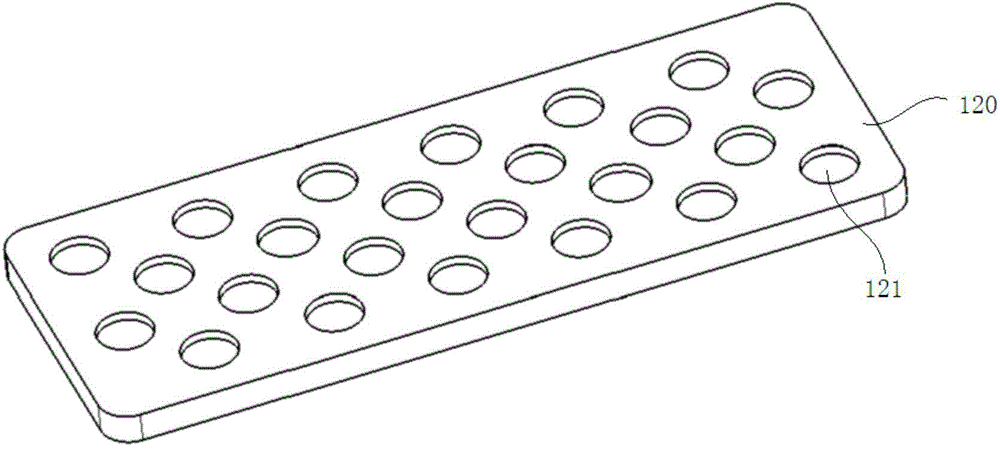 Battery pack heating device