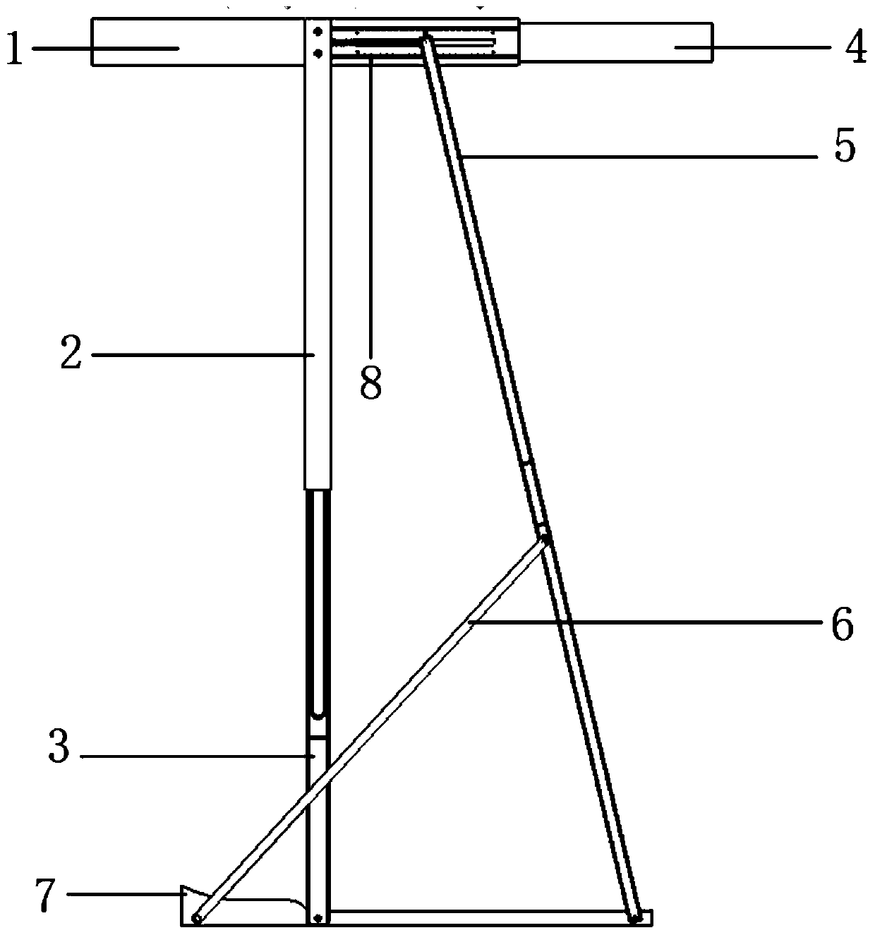 Exoskeleton device for aiding walking of lower limbs