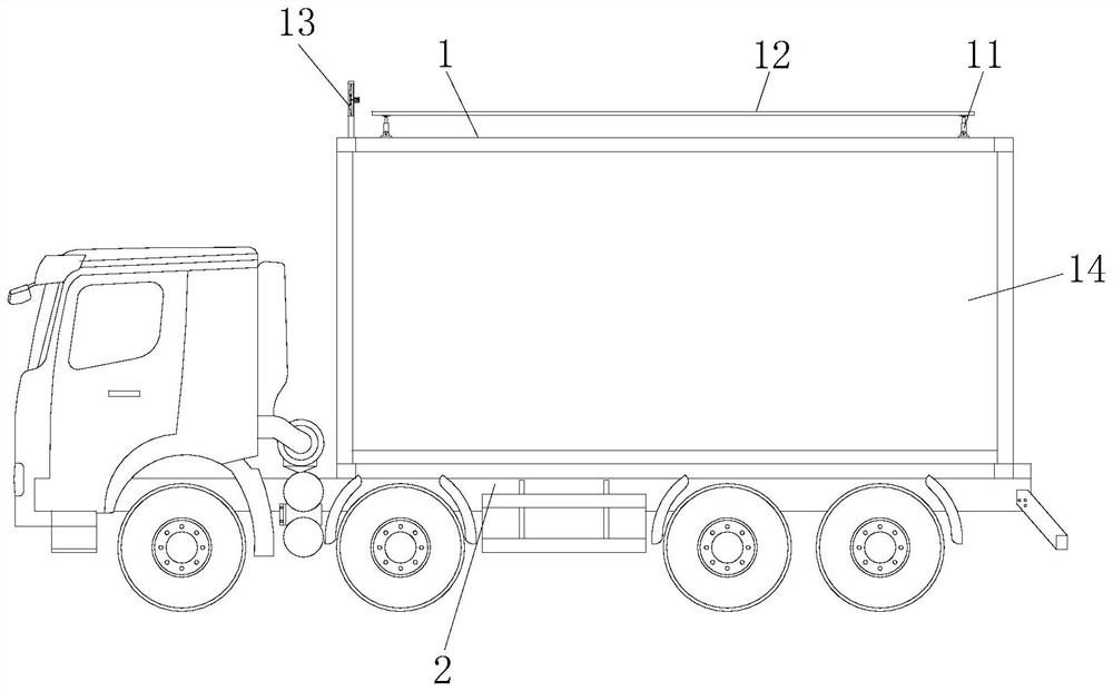 Special material ray sterilization vehicle