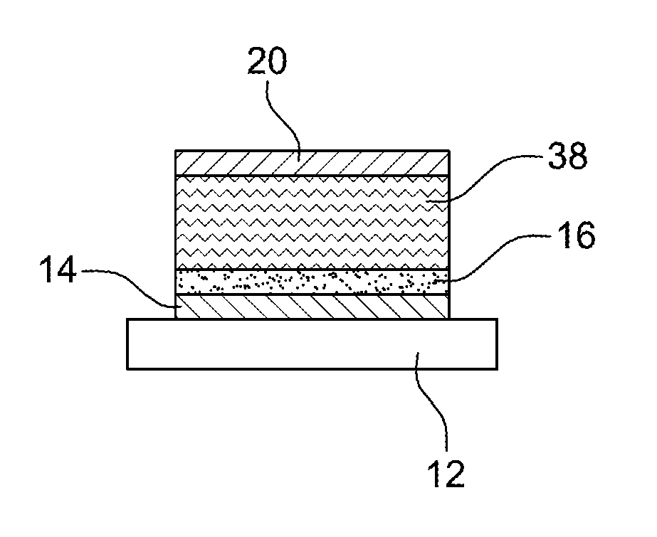 Process for producing an organic semiconductor layer consisting of a mixture of a first and a second semiconductor