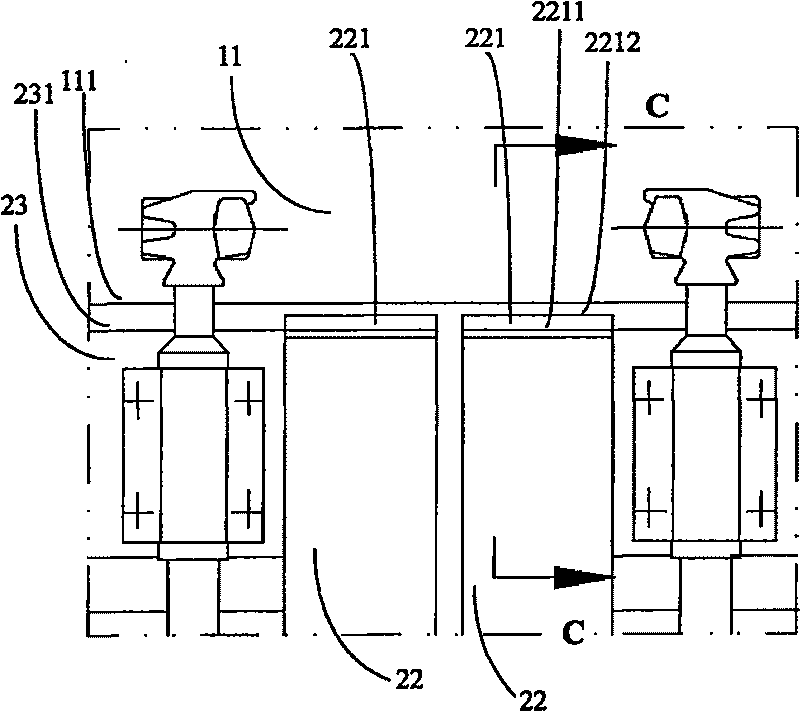 Container door structure and container with the same