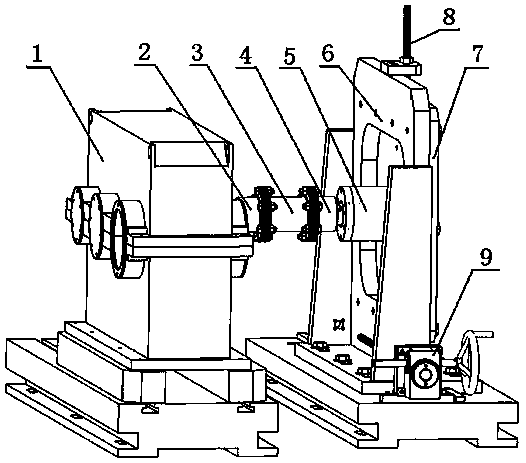 Automobile transmission assembly fatigue life test bench