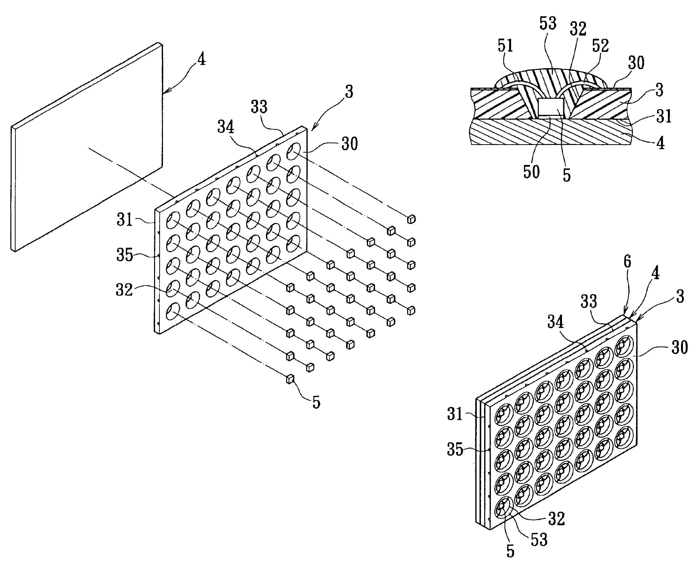 LED matrix moldule