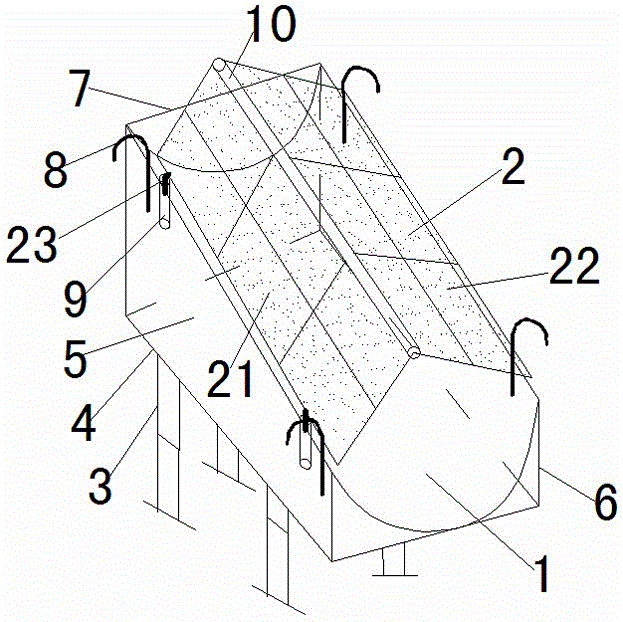 A tool for filling liquid electrolyte in an electrolyzer