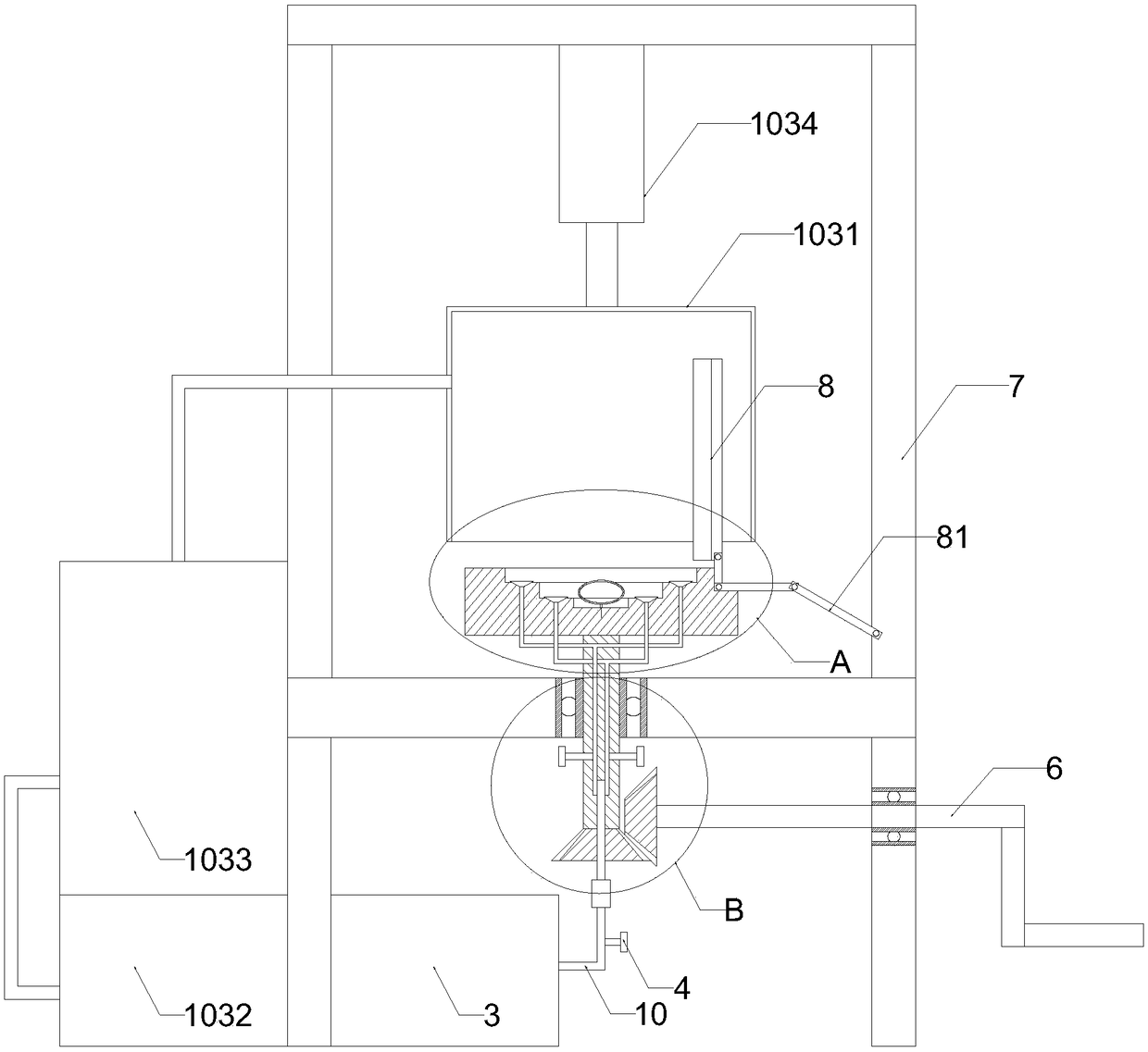 Thread rolling die cleaning device