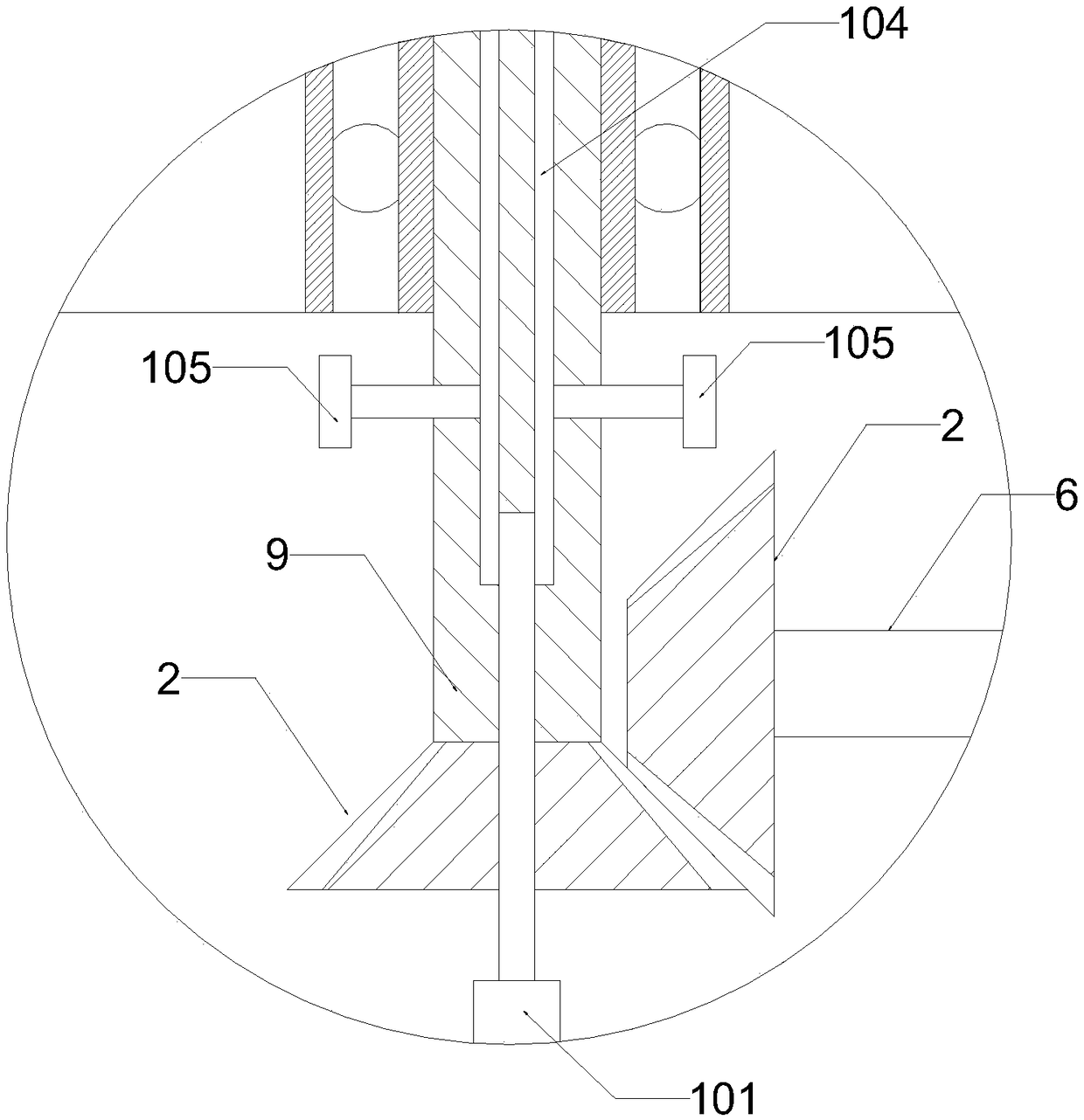 Thread rolling die cleaning device