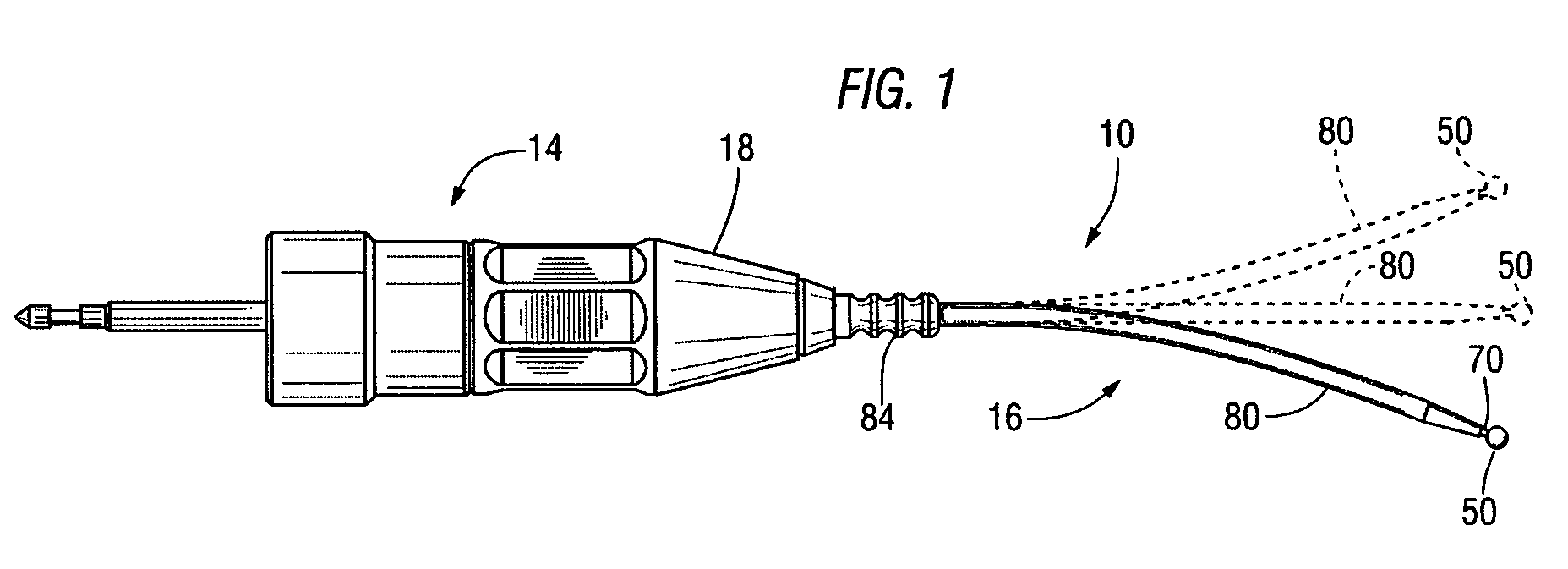 Surgical drill with curved burr attachment and method