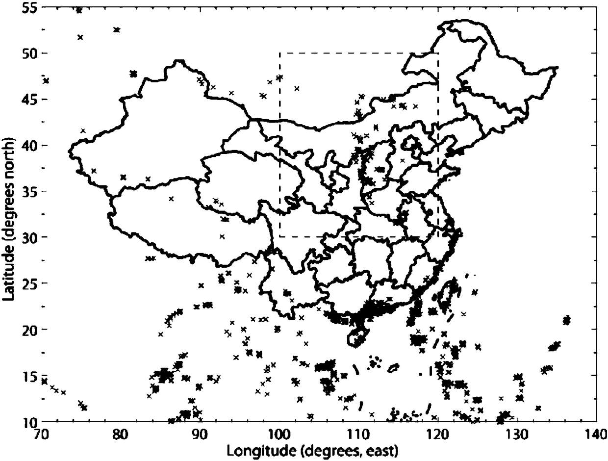 Mobile offshore platform location and navigation method based on lightning location network